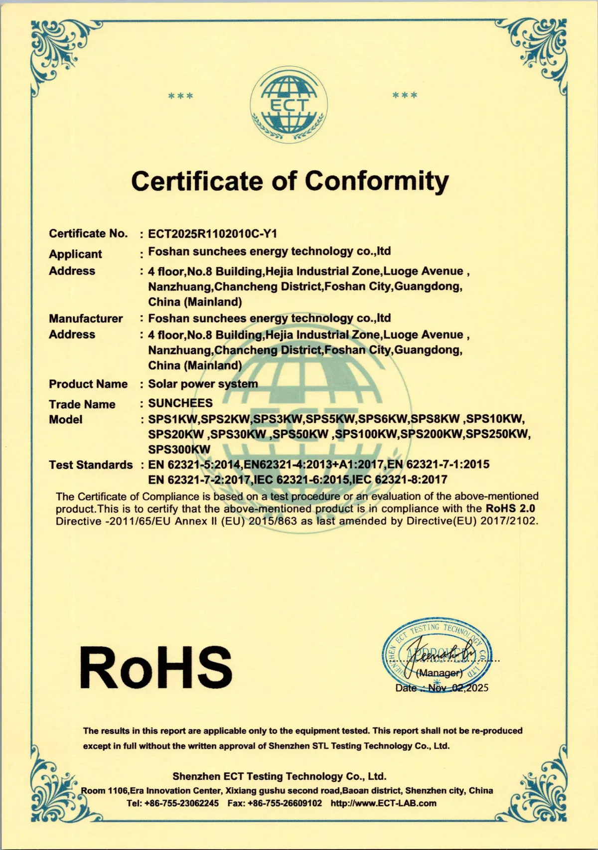 Grid & Safety Compliance